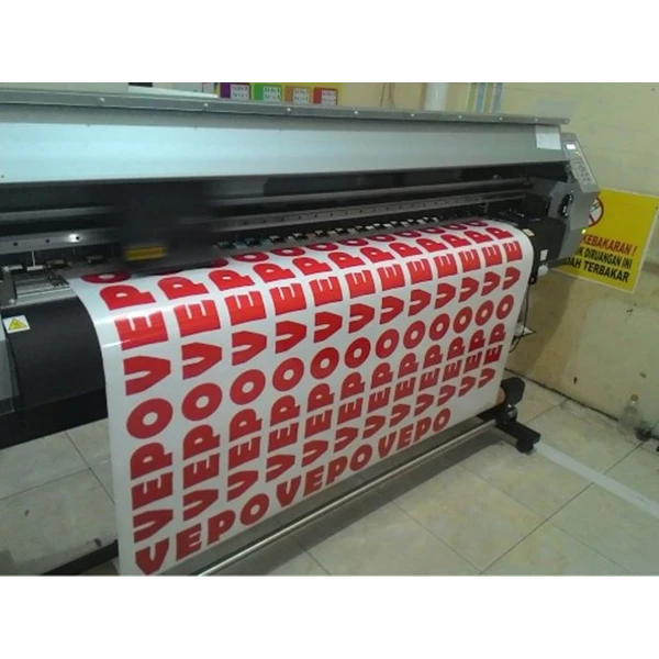 Sticker Vinyl Transparant Custom Printing
