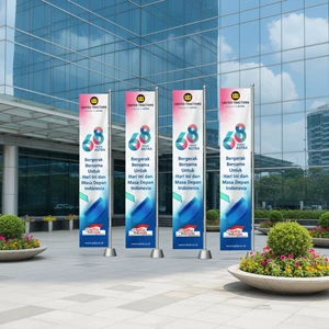 Custom Flag Banner Printing Service in Surabaya