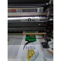 Cetak kain umbul-umbul print custom