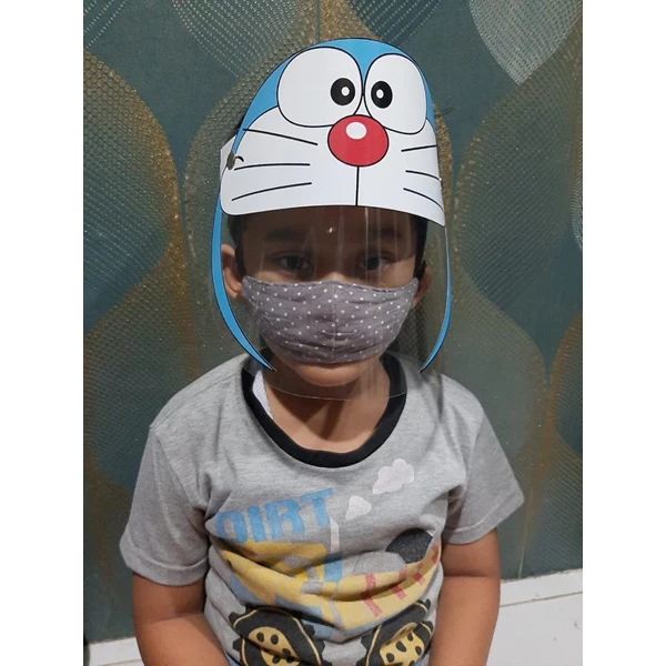 Child Character Face Protection Equipment 28 cm x length 21cm