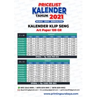  KALENDER DINDING 2021